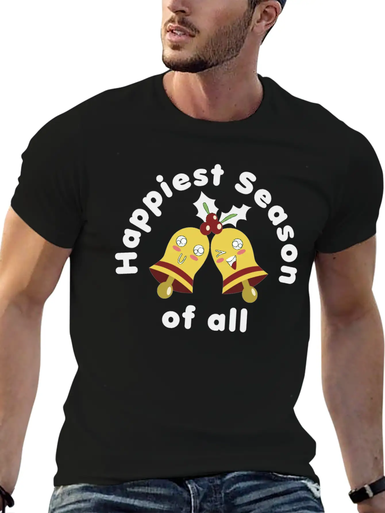 The Happiest Season Of All Unisex Casual T-Shirt – Clean Design For Daily Comfort