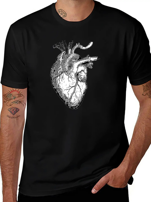 The Human Heart Modern Fit Casual T-Shirt – Clean And Versatile Design