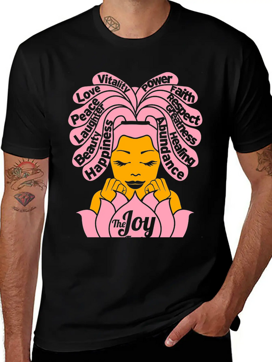 The Joy Factor Of Many Colors Relaxed Everyday Tee – Lightweight And Durable Cotton