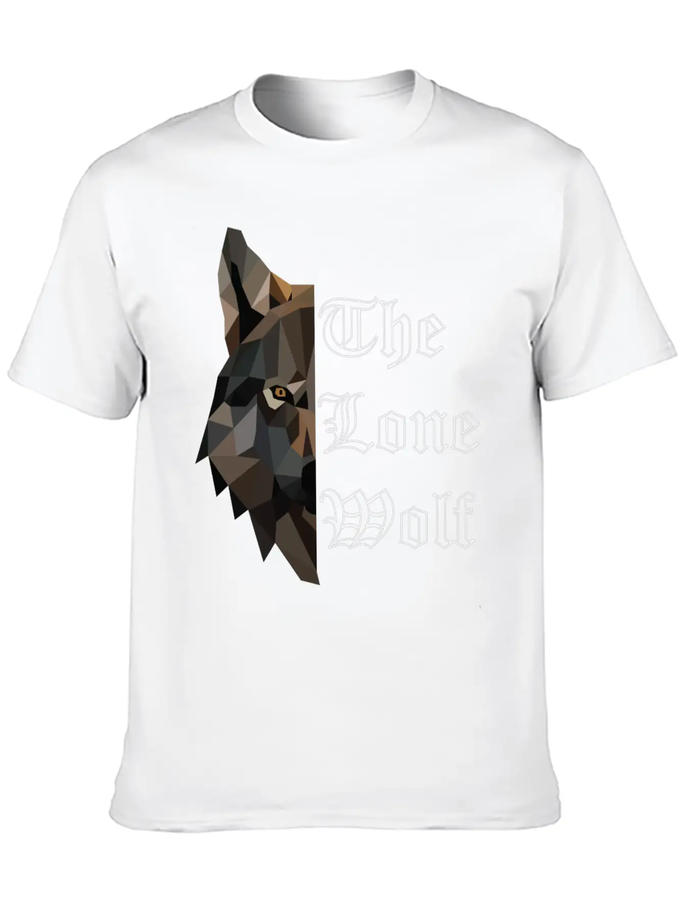 The Lone Wolf Lightweight Cotton T-Shirt – Daily Comfort Graphic Shirt
