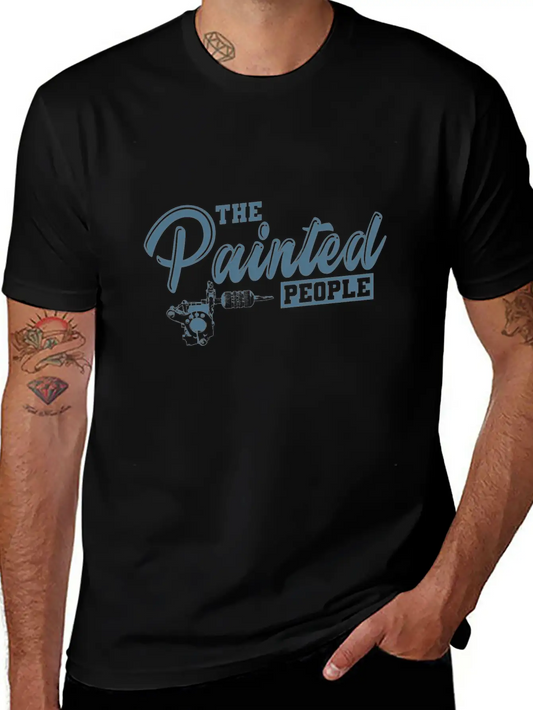 The Painted People Tattoo Color Lightweight Cotton T-Shirt – Daily Comfort Graphic Shirt