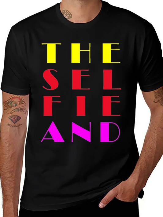 The Selfie And Myself. Unisex Casual T-Shirt – Clean Design For Daily Comfort