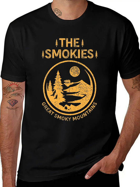 The Smokies Great Smoky Mountains National Park Unisex Casual T-Shirt ��� Clean Design For Daily Comfort