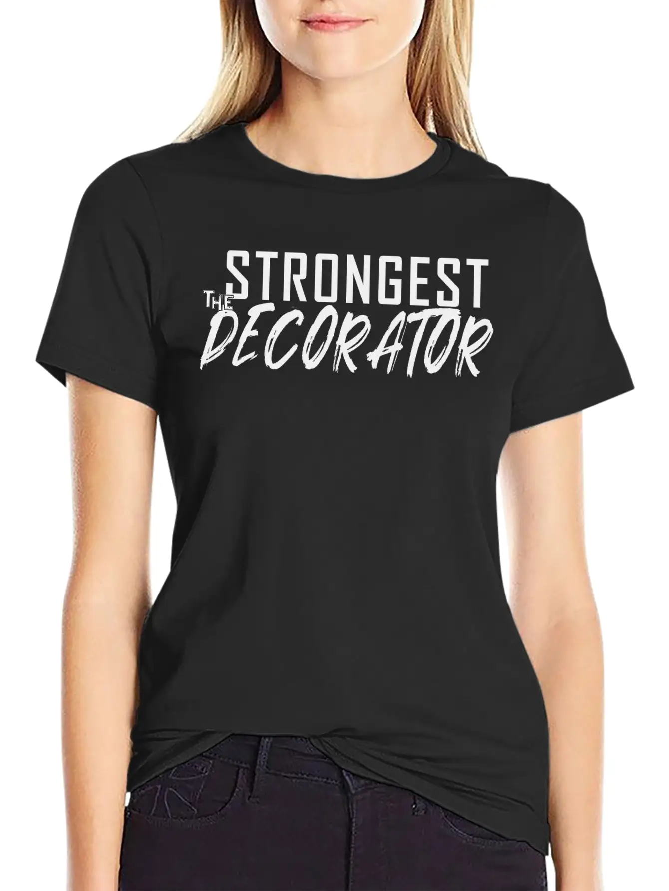 The Strongest Decorator Modern Fit Casual T-Shirt – Clean And Versatile Design