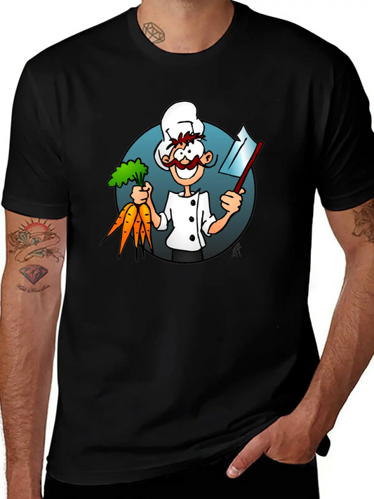 The Vegetarian Chef Unisex Casual T-Shirt – Clean Design For Daily Comfort