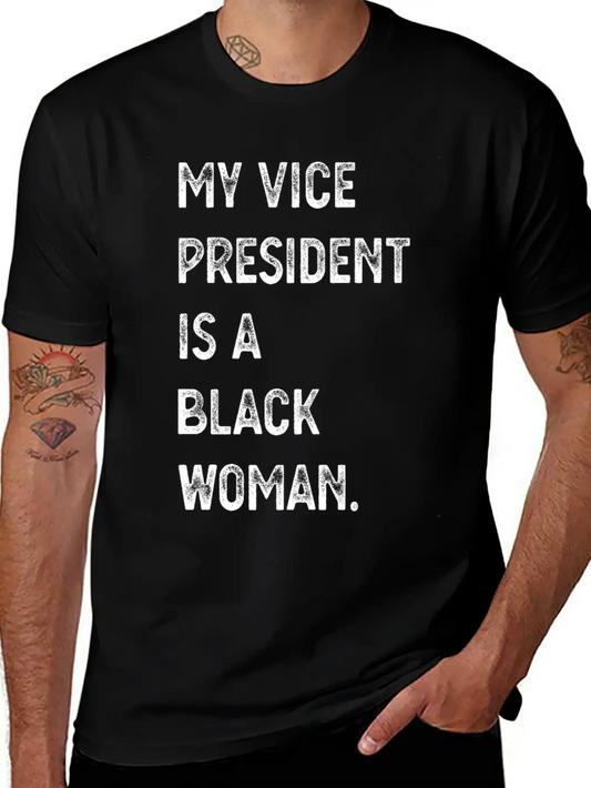 The Vice President Is My Sorority Sister Black Wom Modern Fit Casual T-Shirt – Clean And Versatile Design