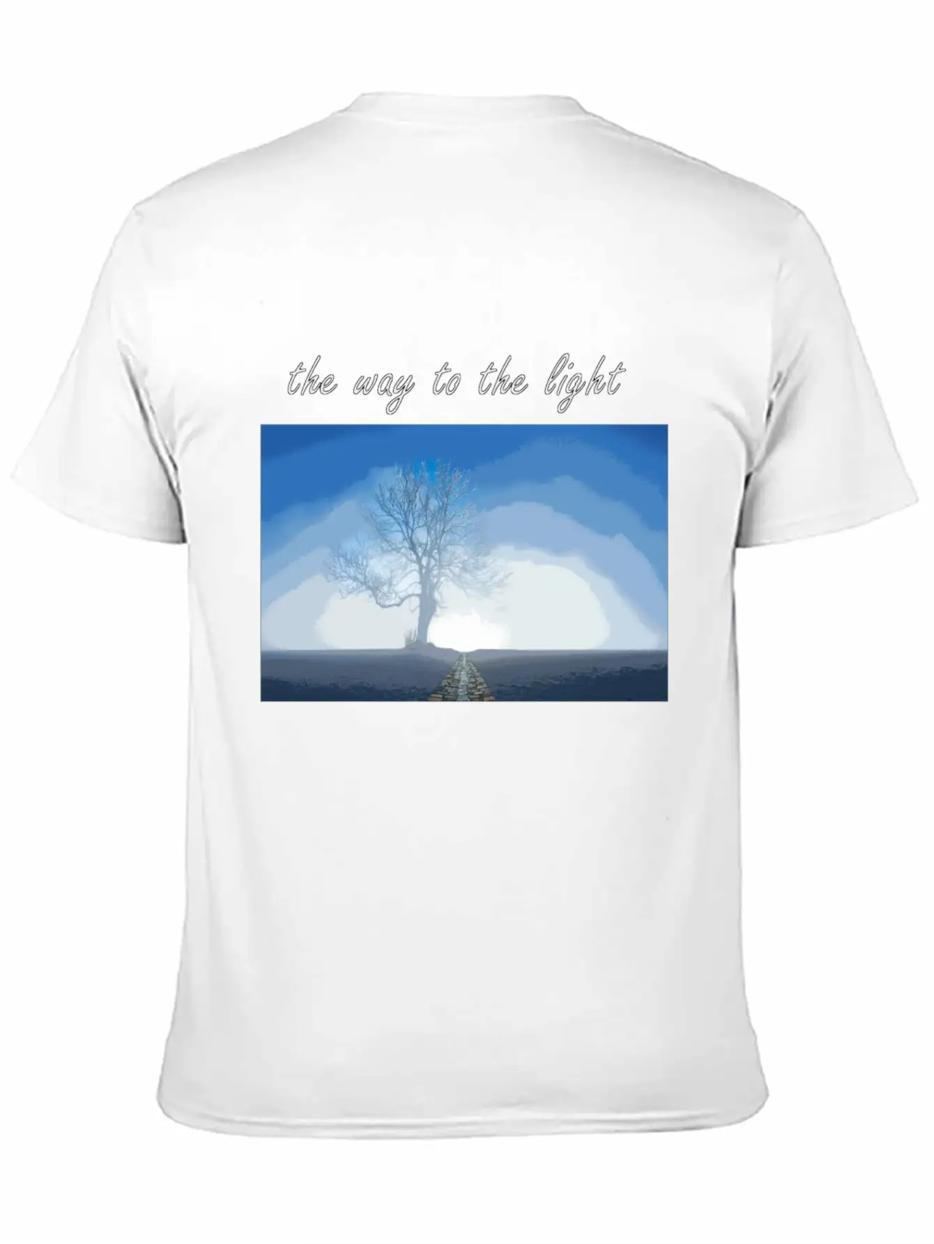 The Way To The Light Modern Fit Casual T-Shirt ��� Clean And Versatile Design
