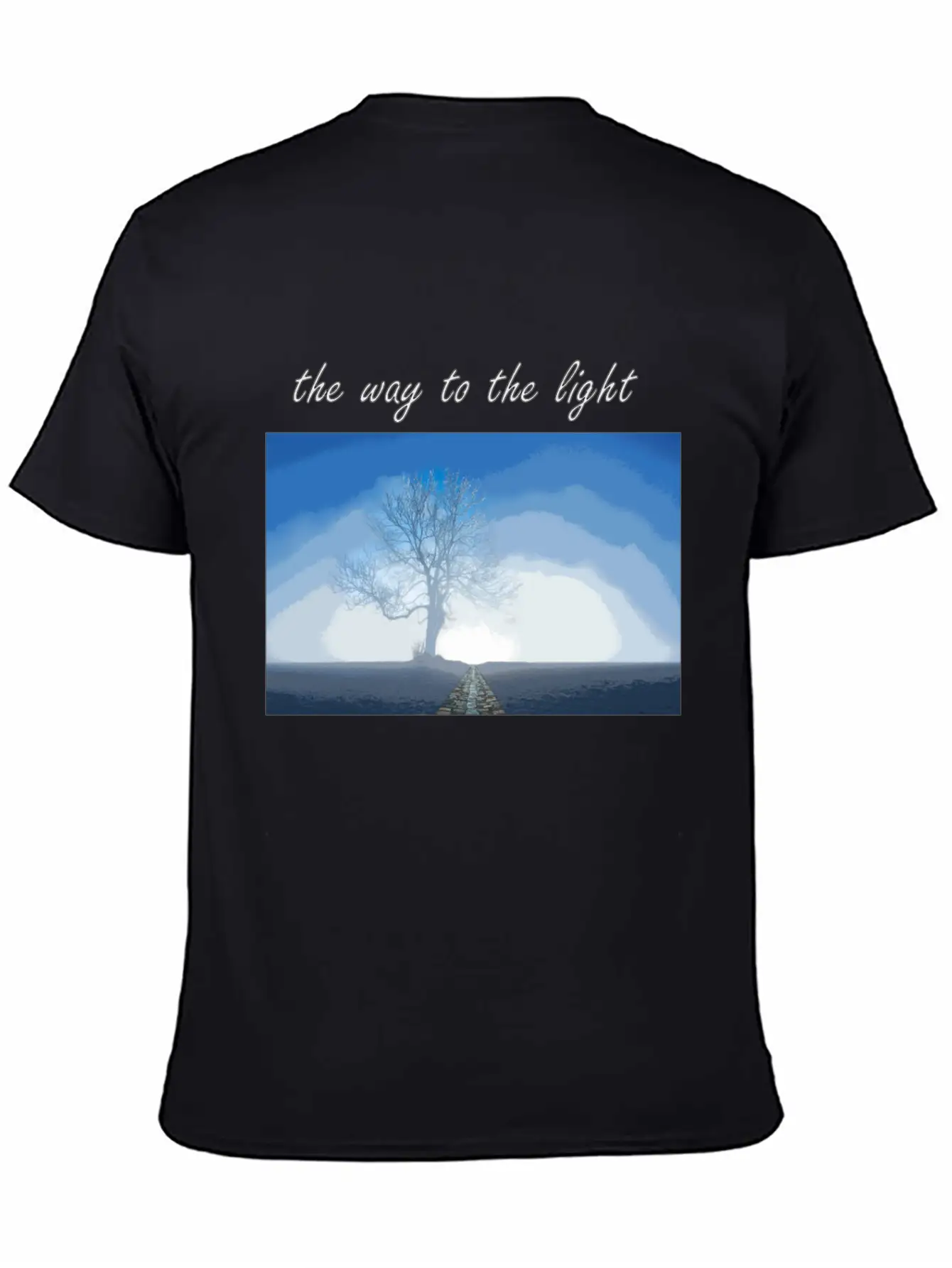 The Way To The Light Modern Fit Casual T-Shirt ��� Clean And Versatile Design