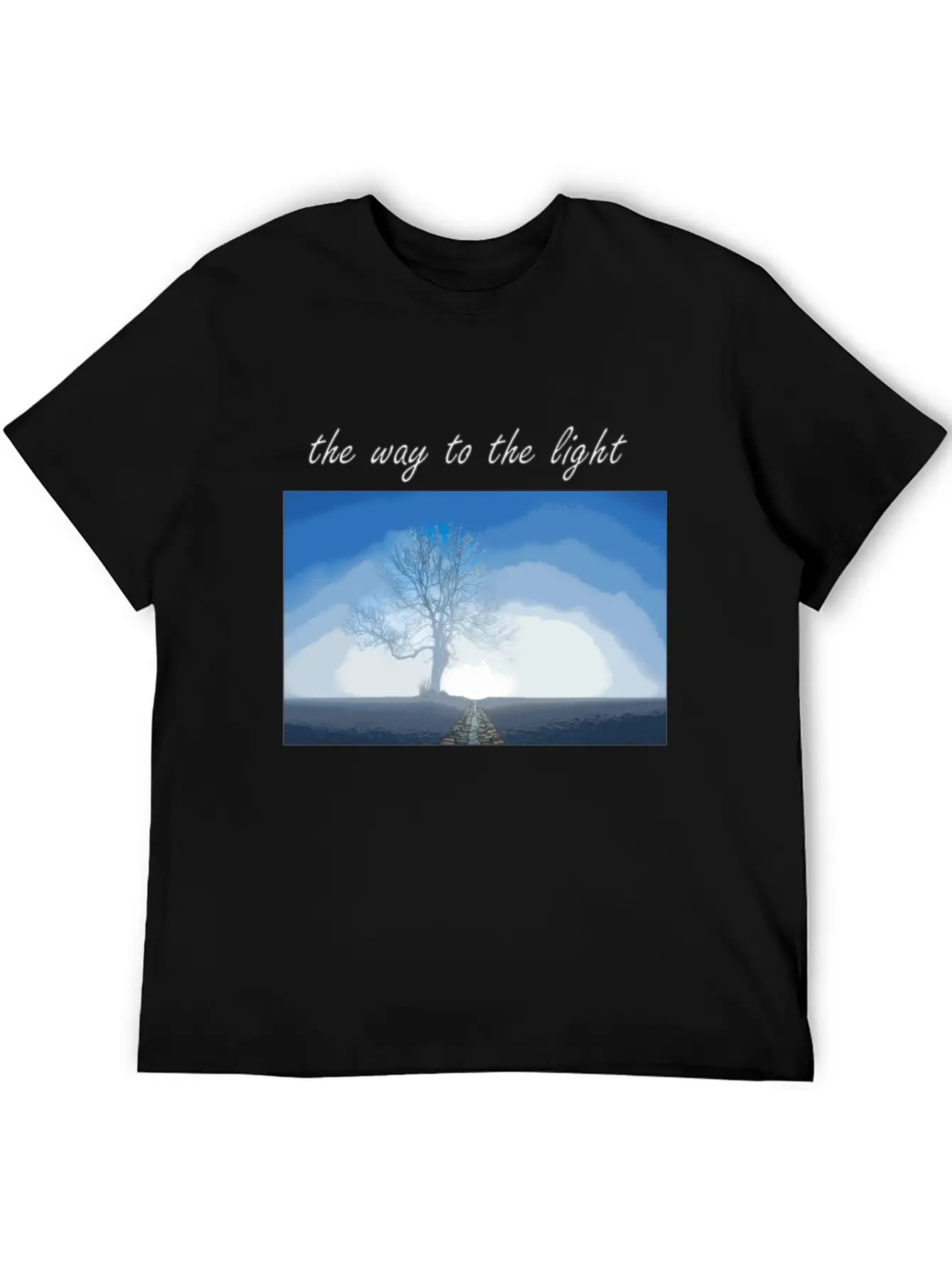 The Way To The Light Modern Fit Casual T-Shirt ��� Clean And Versatile Design