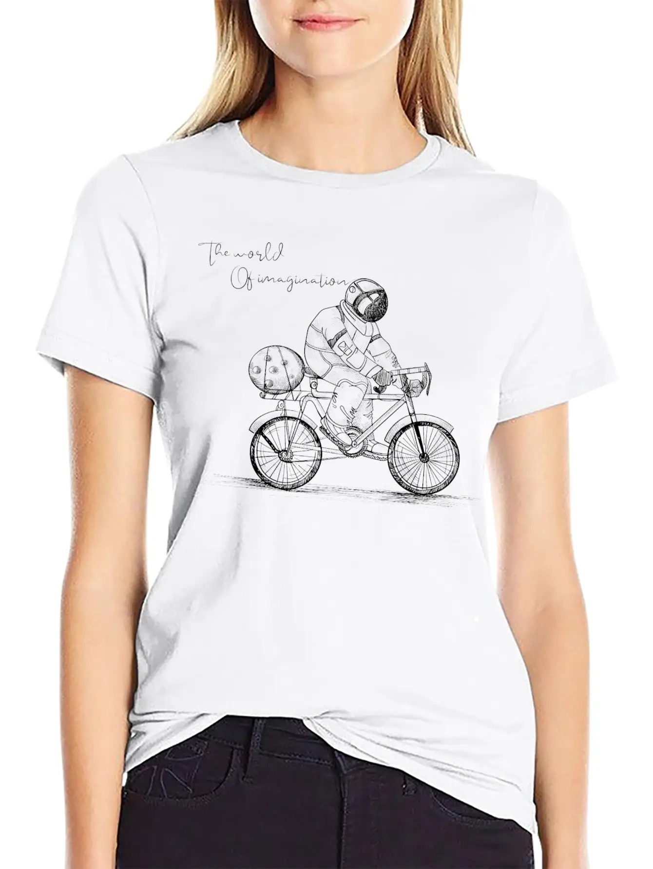 The World Of Imagination Basic Graphic T-Shirt – Daily Comfort In Soft Cotton