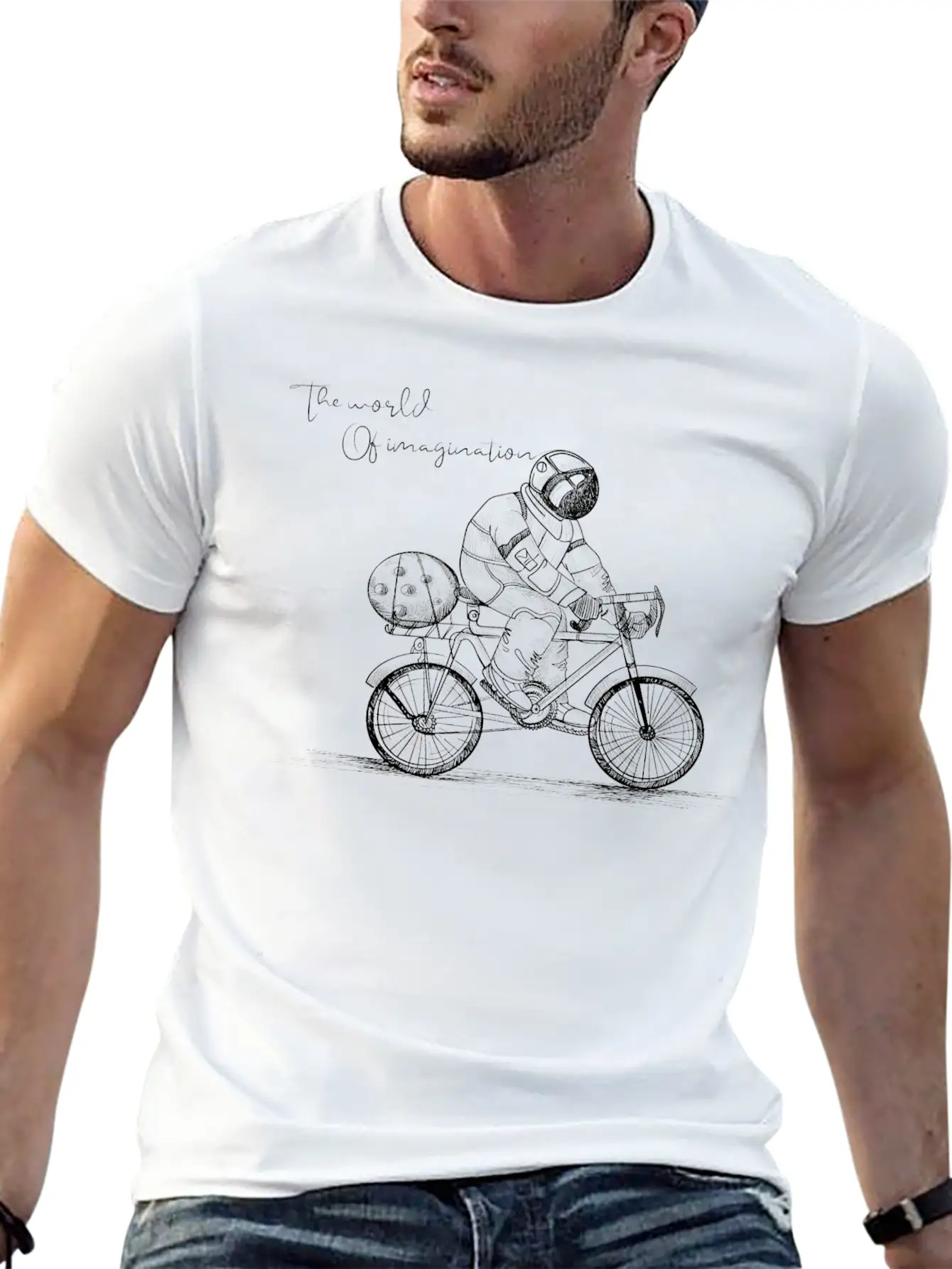 The World Of Imagination Basic Graphic T-Shirt – Daily Comfort In Soft Cotton