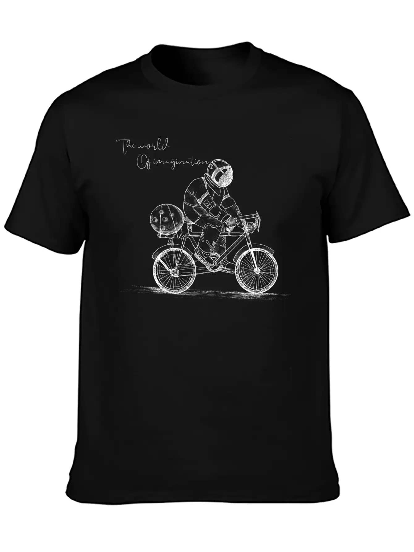 The World Of Imagination Basic Graphic T-Shirt – Daily Comfort In Soft Cotton
