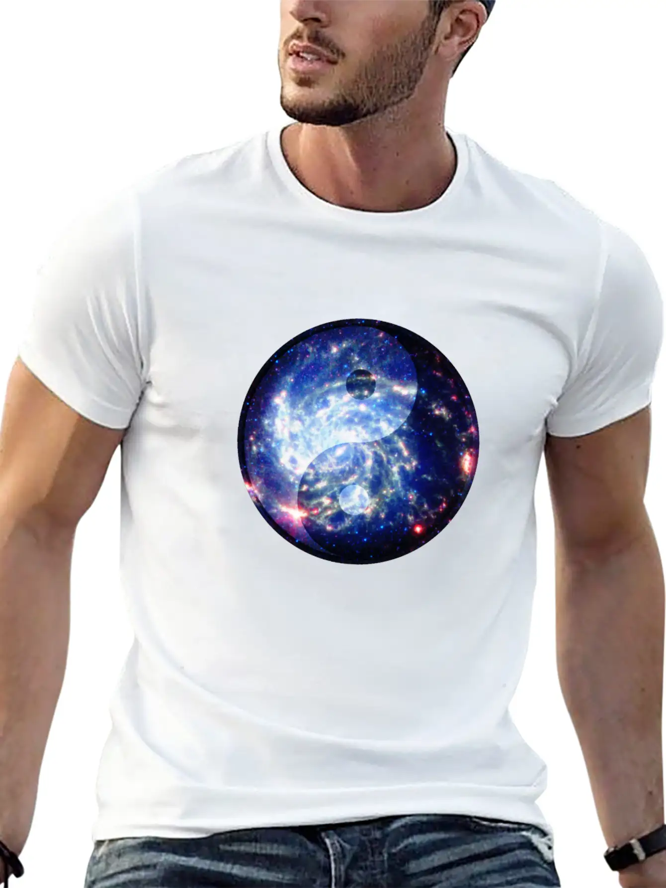 The Yin Yang Energy Swirl Relaxed Everyday Tee – Lightweight And Durable Cotton
