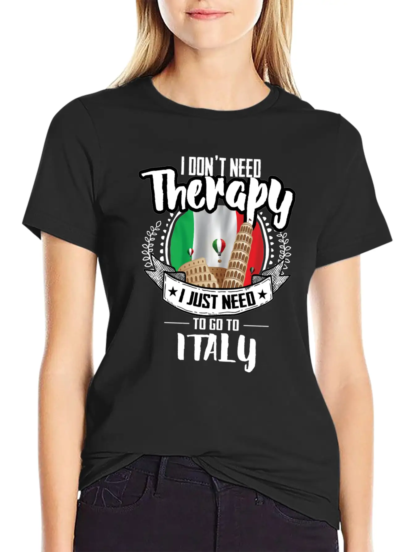 Therapy Italy Unisex Casual T-Shirt ��� Clean Design For Daily Comfort
