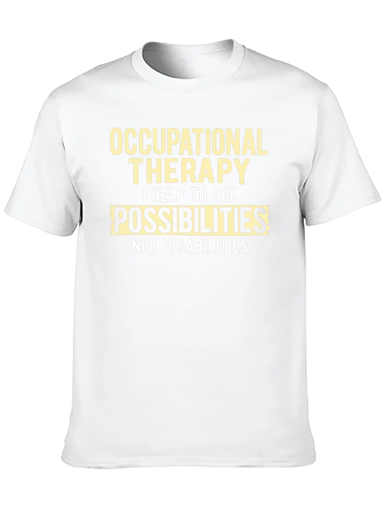Therapy Occupational Therapy Occupational Unisex Casual T-Shirt – Clean Design For Daily Comfort