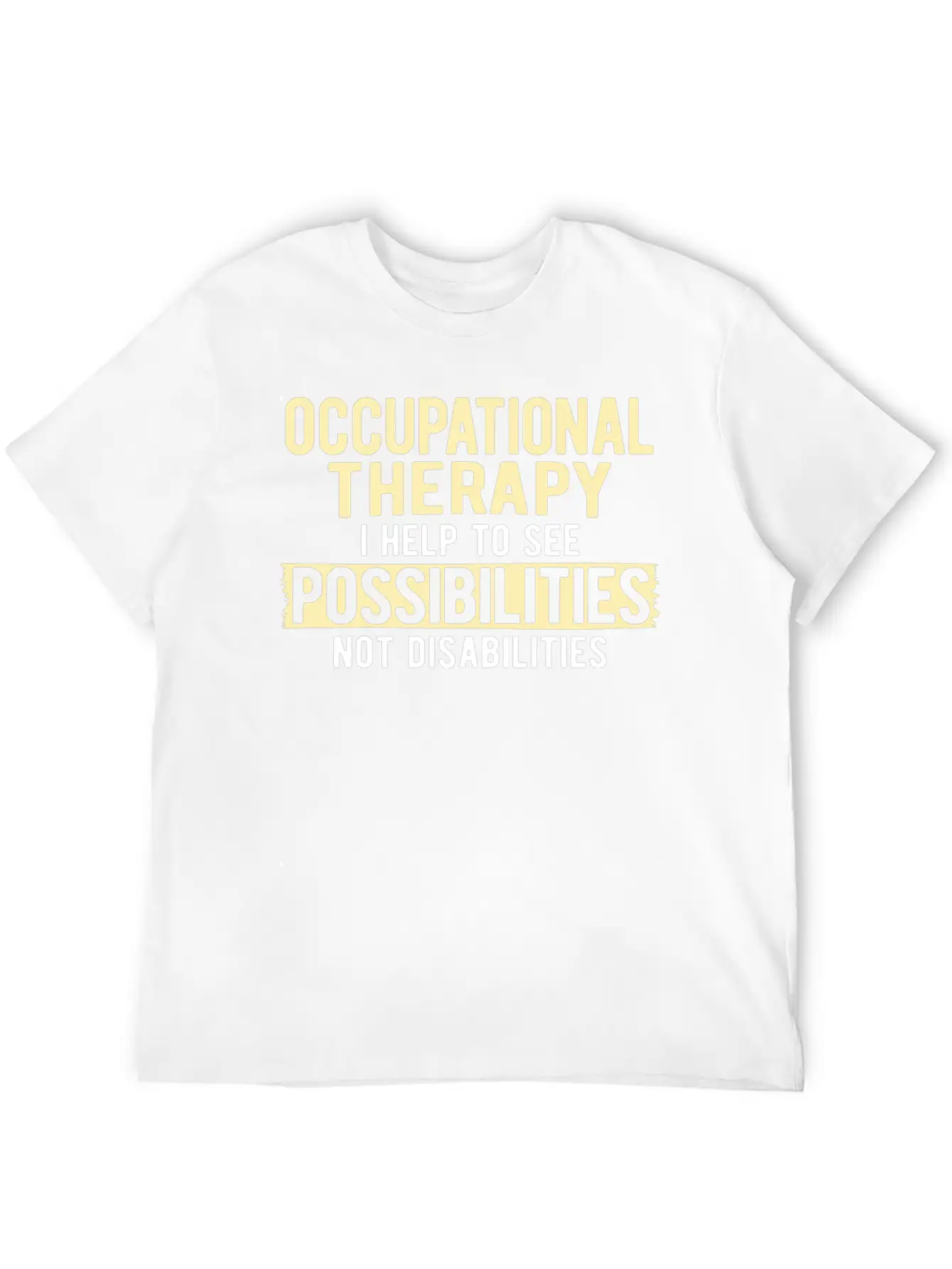 Therapy Occupational Therapy Occupational Unisex Casual T-Shirt – Clean Design For Daily Comfort