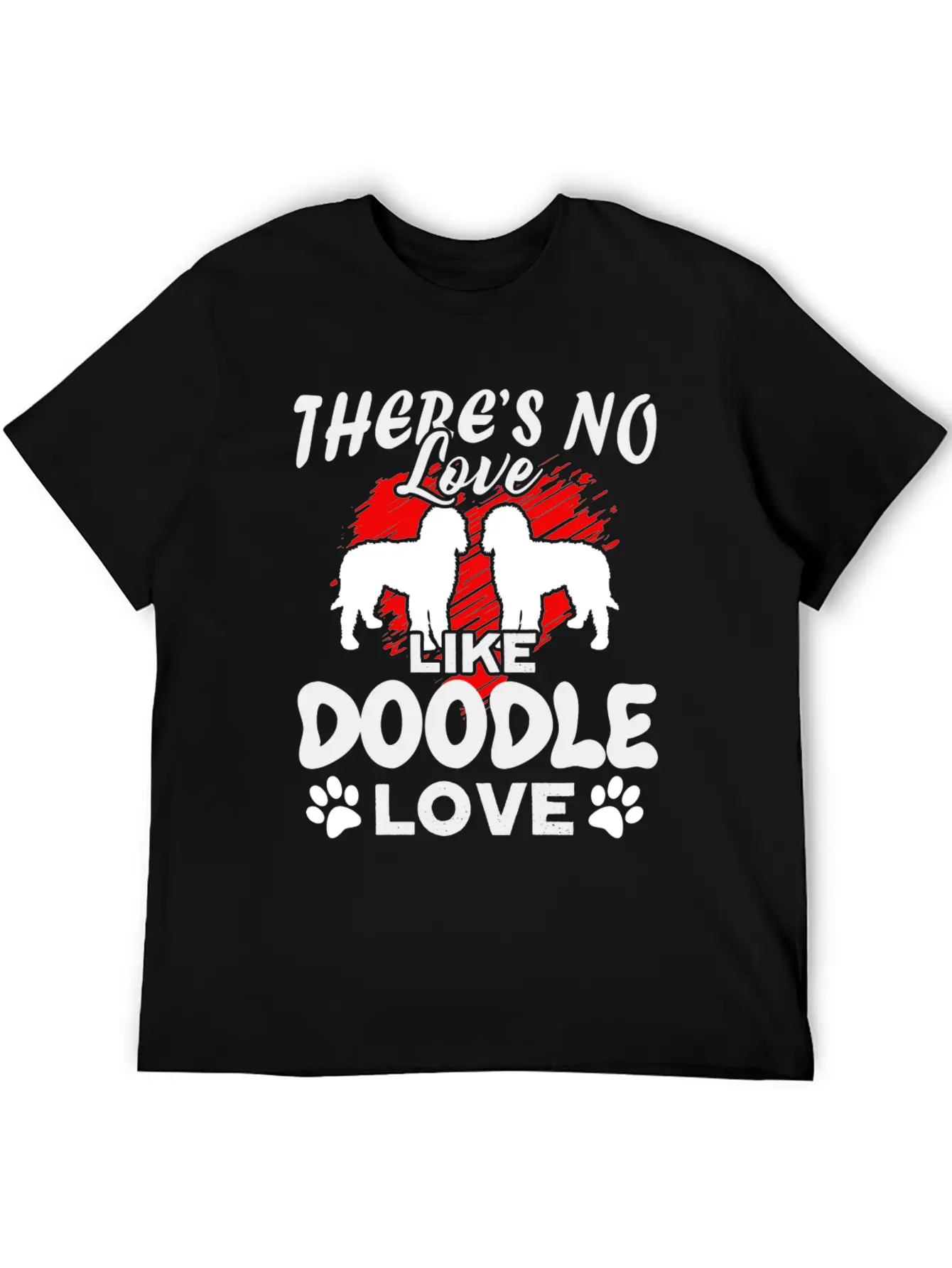 There's Love Like Doodle Love Shirt Relaxed Everyday Tee – Lightweight And Durable Cotton