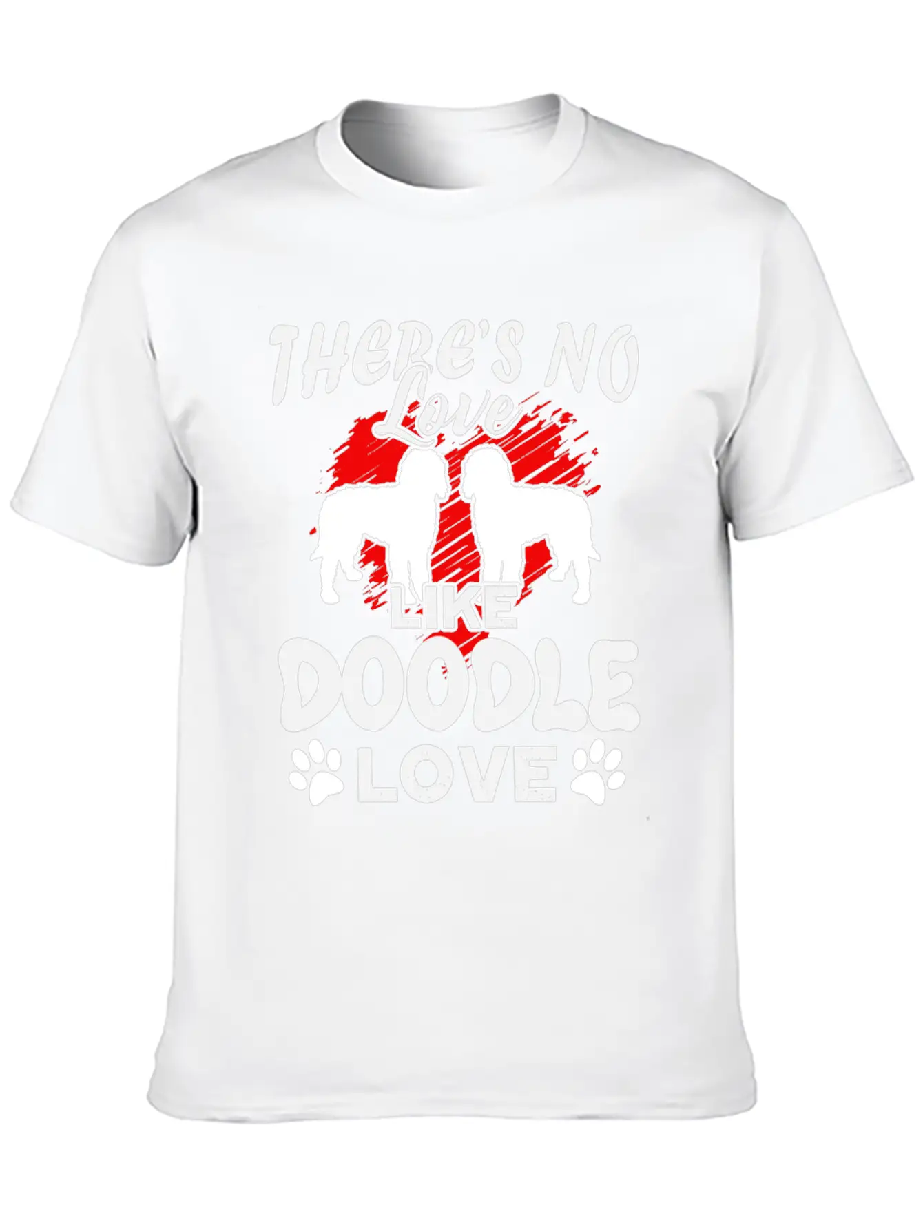 There's Love Like Doodle Love Shirt Relaxed Everyday Tee – Lightweight And Durable Cotton