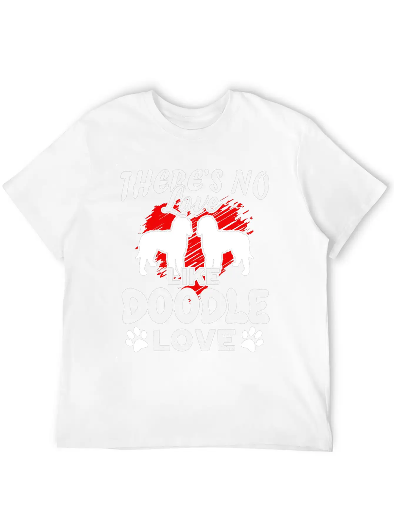 There's Love Like Doodle Love Shirt Relaxed Everyday Tee – Lightweight And Durable Cotton