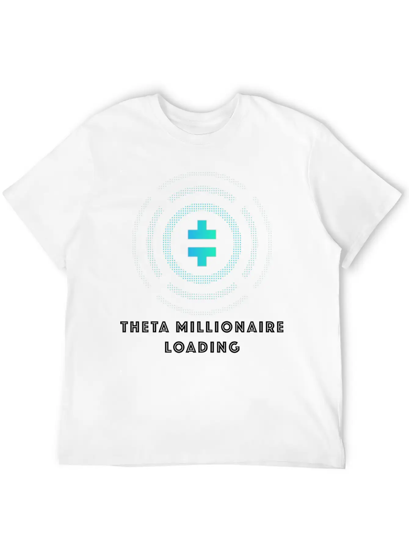 THETA MILLIONAIRES LOADING Lightweight Cotton T-Shirt – Daily Comfort Graphic Shirt
