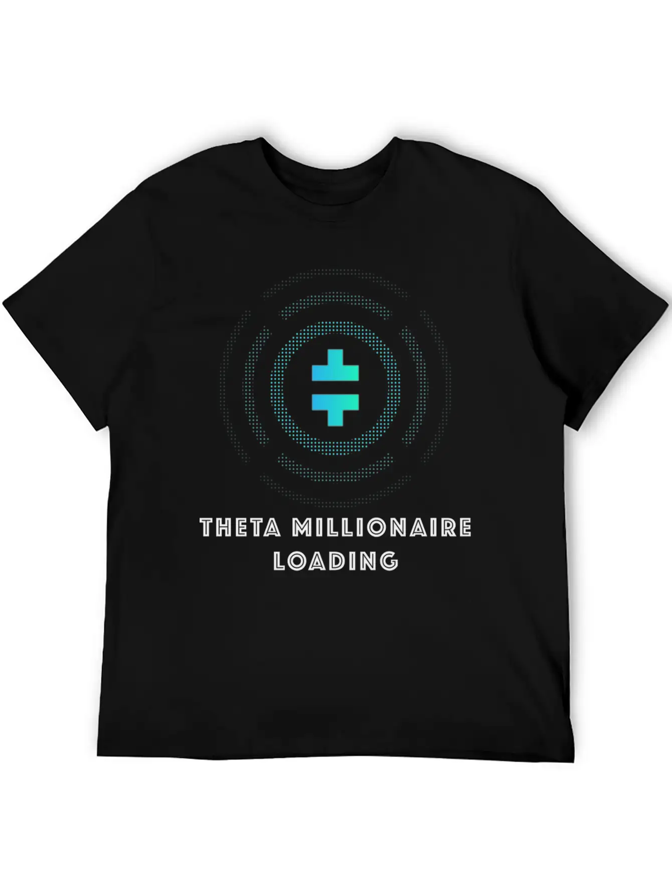 THETA MILLIONAIRES LOADING Lightweight Cotton T-Shirt – Daily Comfort Graphic Shirt