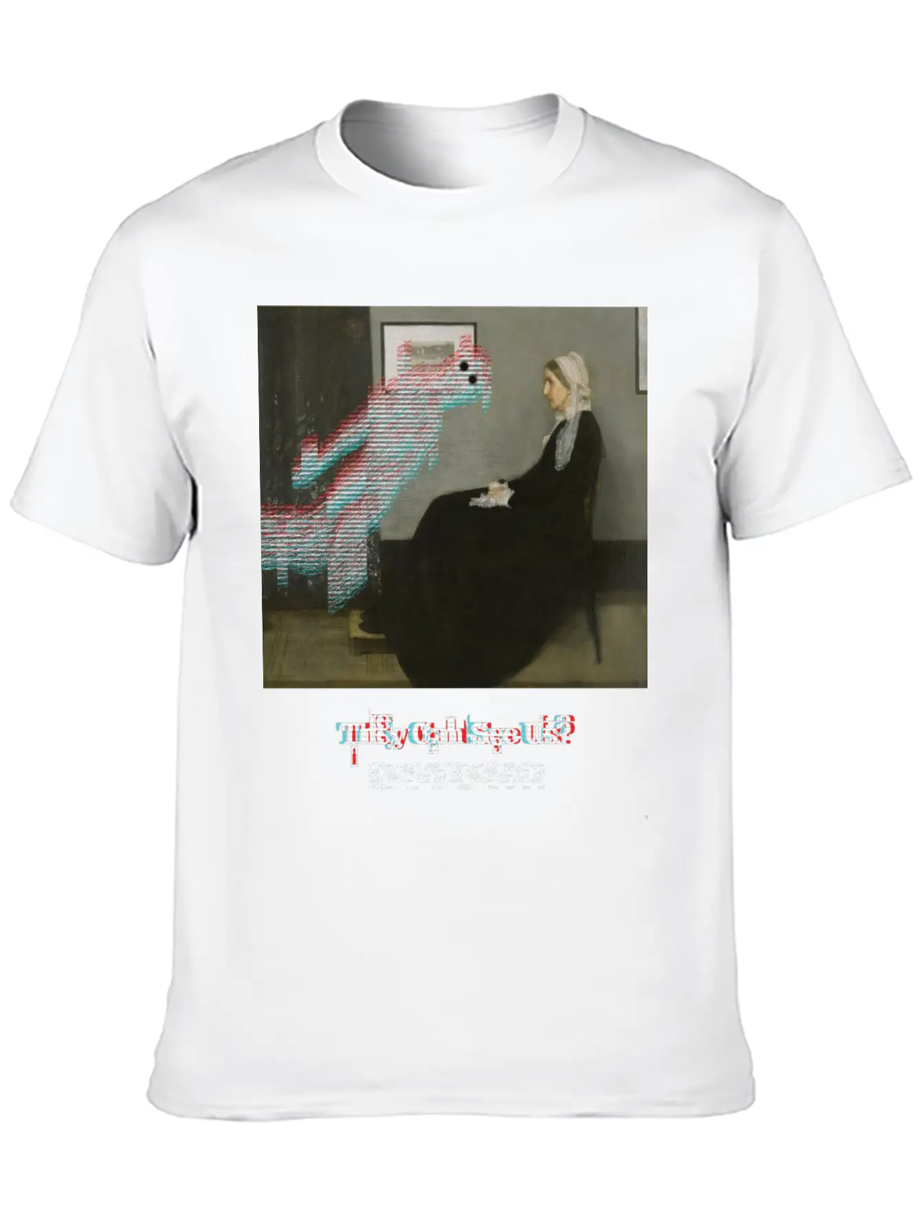 They Can See Us? Lightweight Cotton T-Shirt – Daily Comfort Graphic Shirt