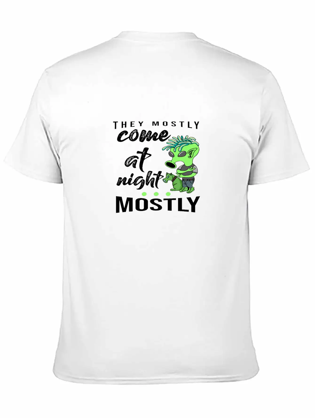 They Mostly Come At Night Lightweight Cotton T-Shirt – Daily Comfort Graphic Shirt