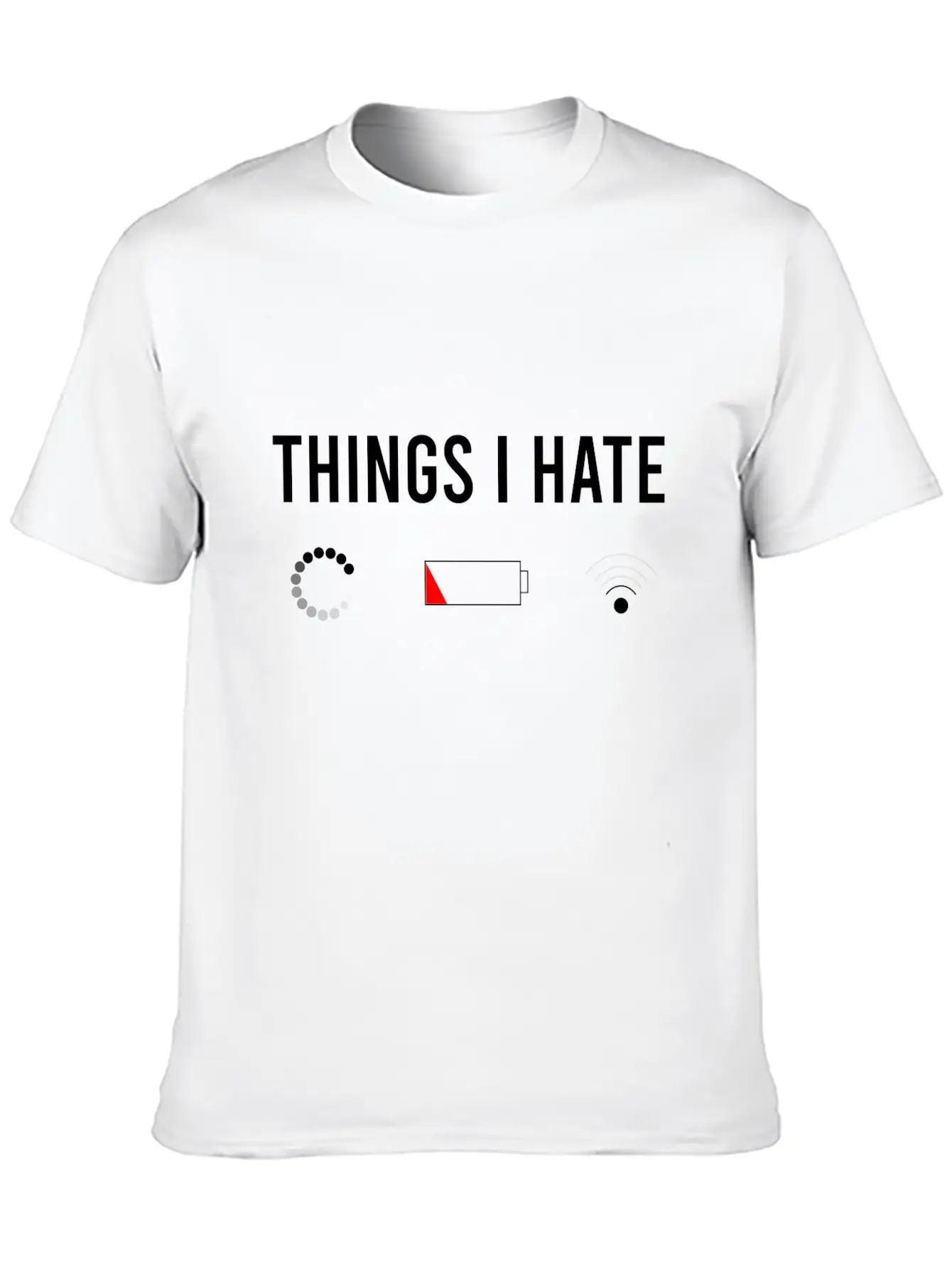Things I Hate Soft Cotton Short Sleeve Tee – Unisex Wardrobe Staple