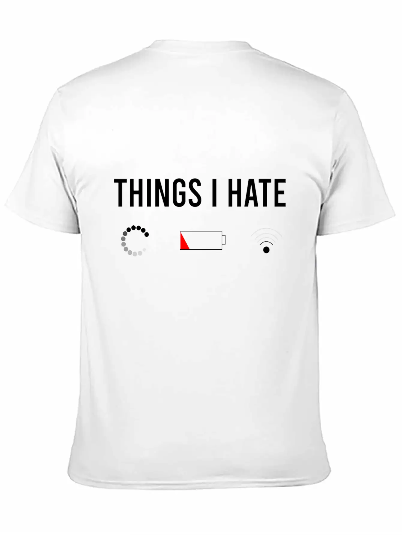 Things I Hate Soft Cotton Short Sleeve Tee – Unisex Wardrobe Staple