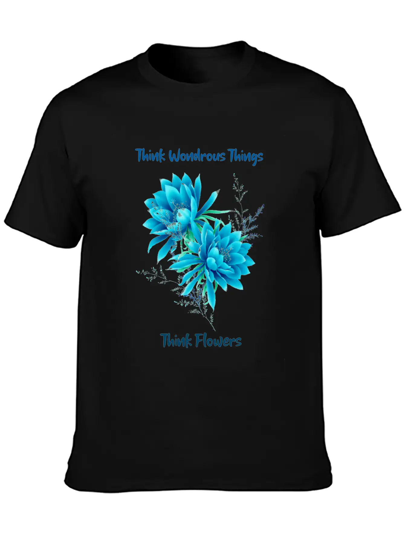 Think Of Wondrous Things Unisex Casual T-Shirt – Clean Design For Daily Comfort