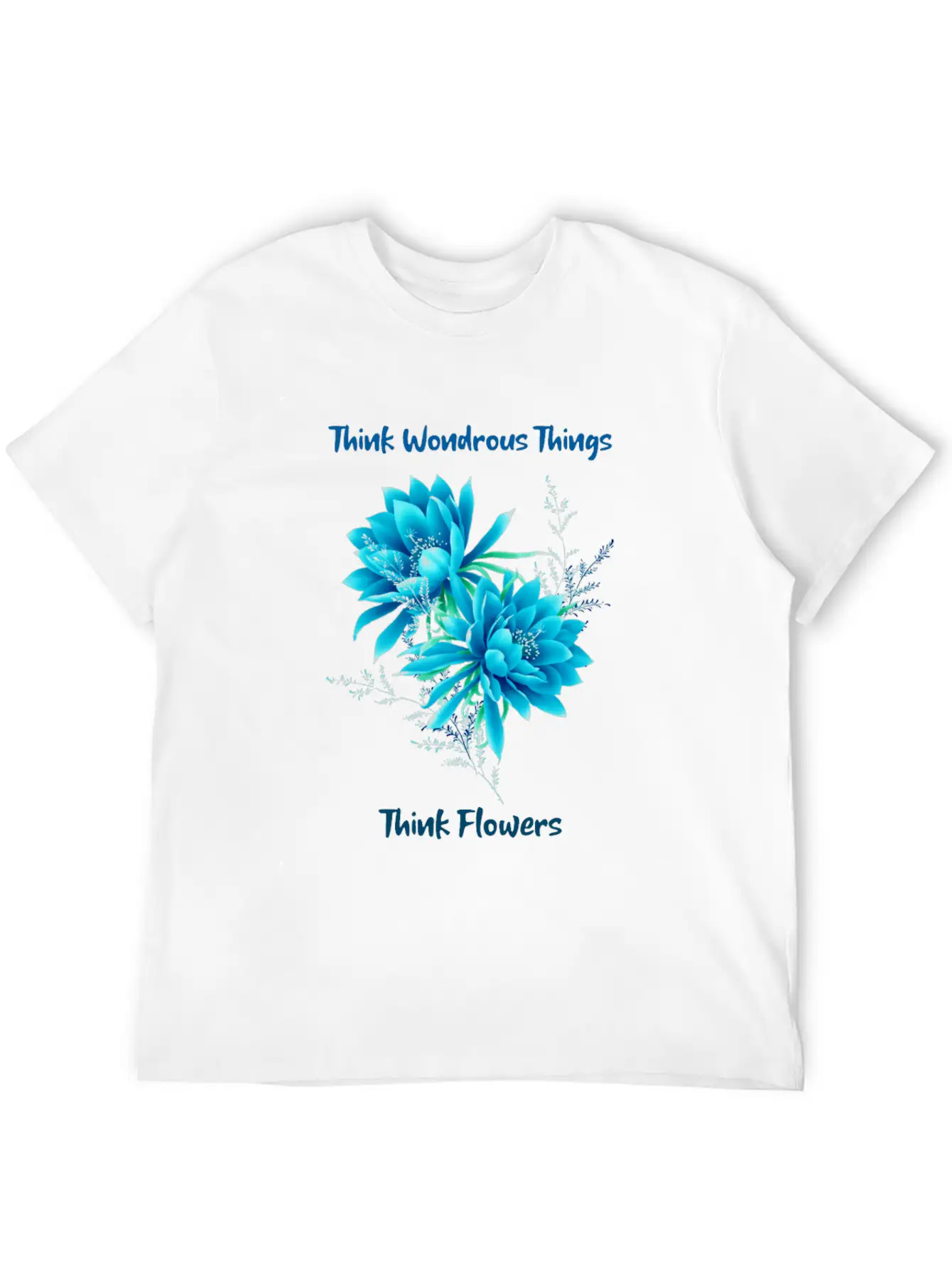 Think Of Wondrous Things Unisex Casual T-Shirt – Clean Design For Daily Comfort