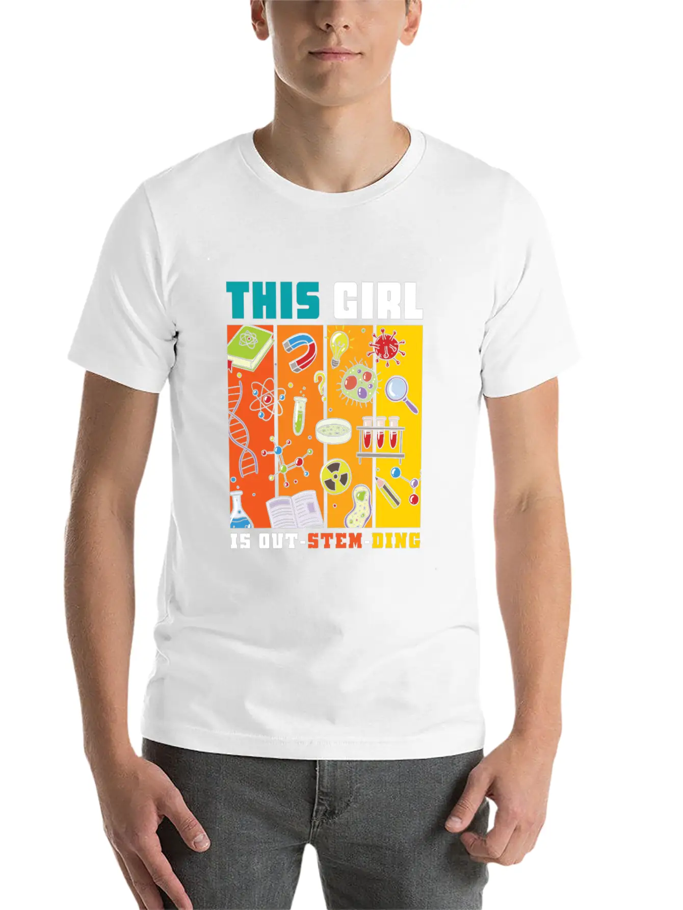 This Girl Is Out-Stem-Ding Unisex Casual T-Shirt – Clean Design For Daily Comfort