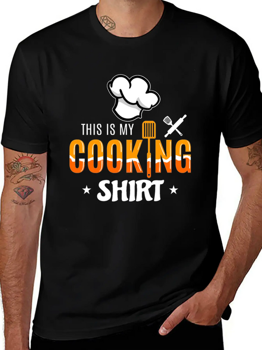 This Is My Cooking Shirt Cook Cooking Gift Basic Graphic T-Shirt – Daily Comfort In Soft Cotton