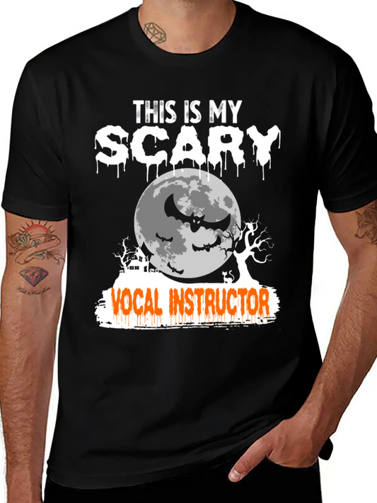 This Is My Scary Vocal Instructor Costume Relaxed Everyday Tee – Lightweight And Durable Cotton