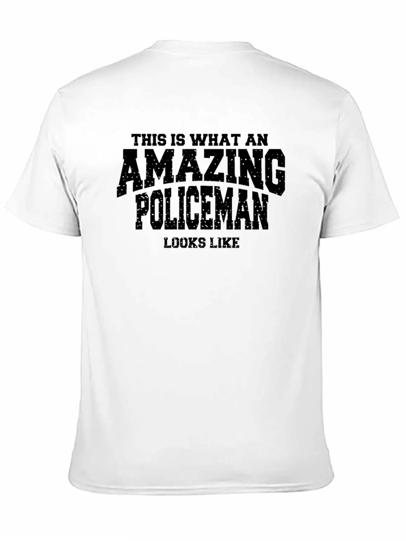 This Is What An Amazing Policeman Looks Like Lightweight Cotton T-Shirt – Daily Comfort Graphic Shirt