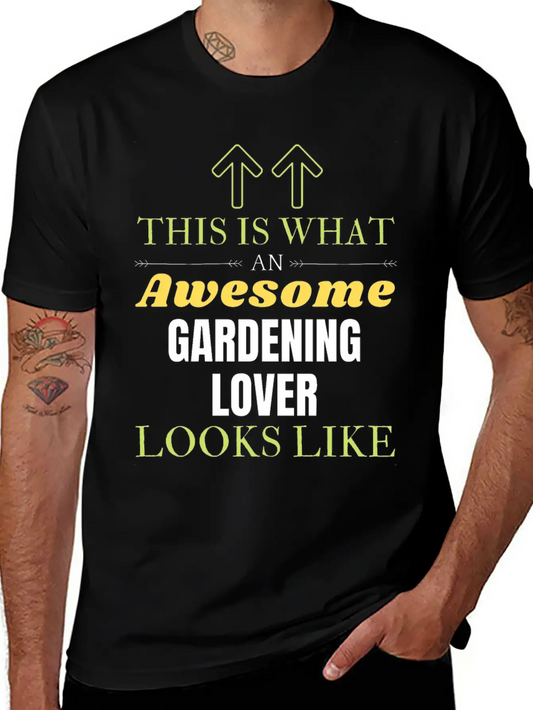 This Is What An Awesome Gardening Lover Looks Like Classic Fit Graphic Tee For Daily Comfort – Unisex Cotton Shirt