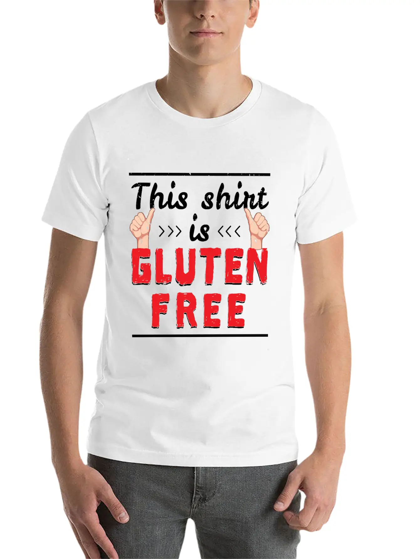 This Shirt Is Gluten Free Classic Fit Graphic Tee For Daily Comfort – Unisex Cotton Shirt