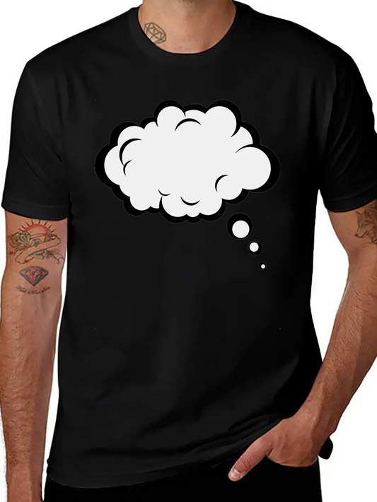 Thought Bubble Essential Cotton Tee For Daily Outfits – Unisex Style
