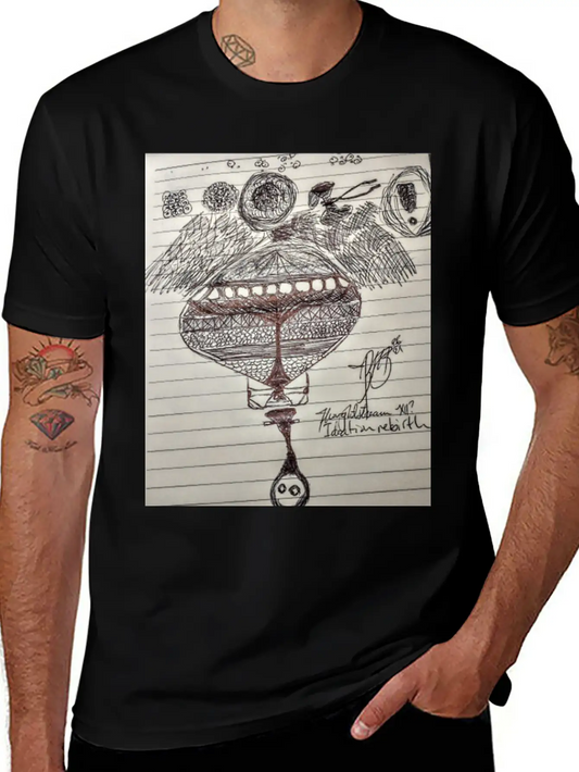 Thoughtstream 12 Lightweight Cotton T-Shirt – Daily Comfort Graphic Shirt