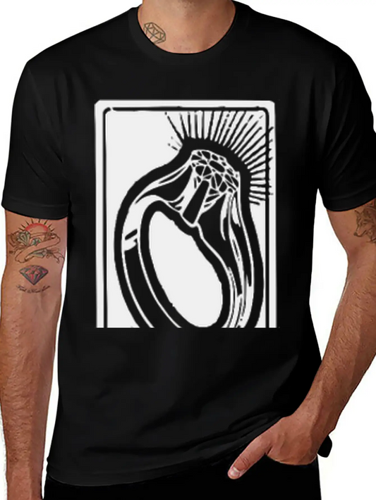 Three Rings Essential Cotton Tee For Daily Outfits – Unisex Style