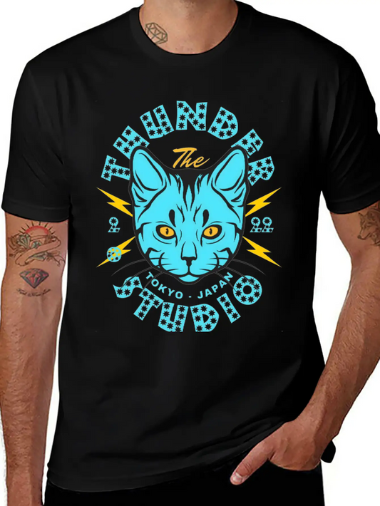 Thunder Studio T-Shirt Design Unisex Casual T-Shirt – Clean Design For Daily Comfort