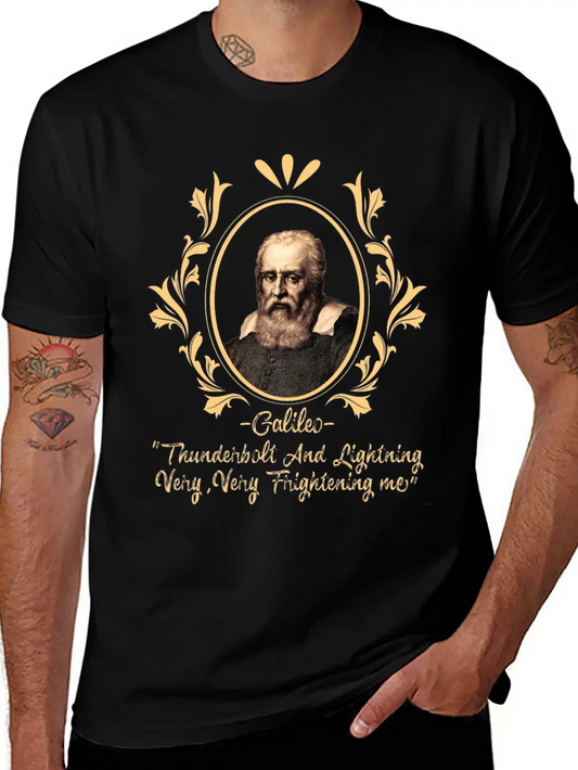 Thunderbolt & Lightning Very Frightening Galileo Relaxed Everyday Tee – Lightweight And Durable Cotton