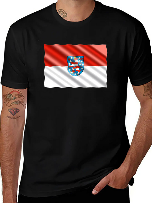 Thuringia Flag Unisex Casual T-Shirt – Clean Design For Daily Comfort