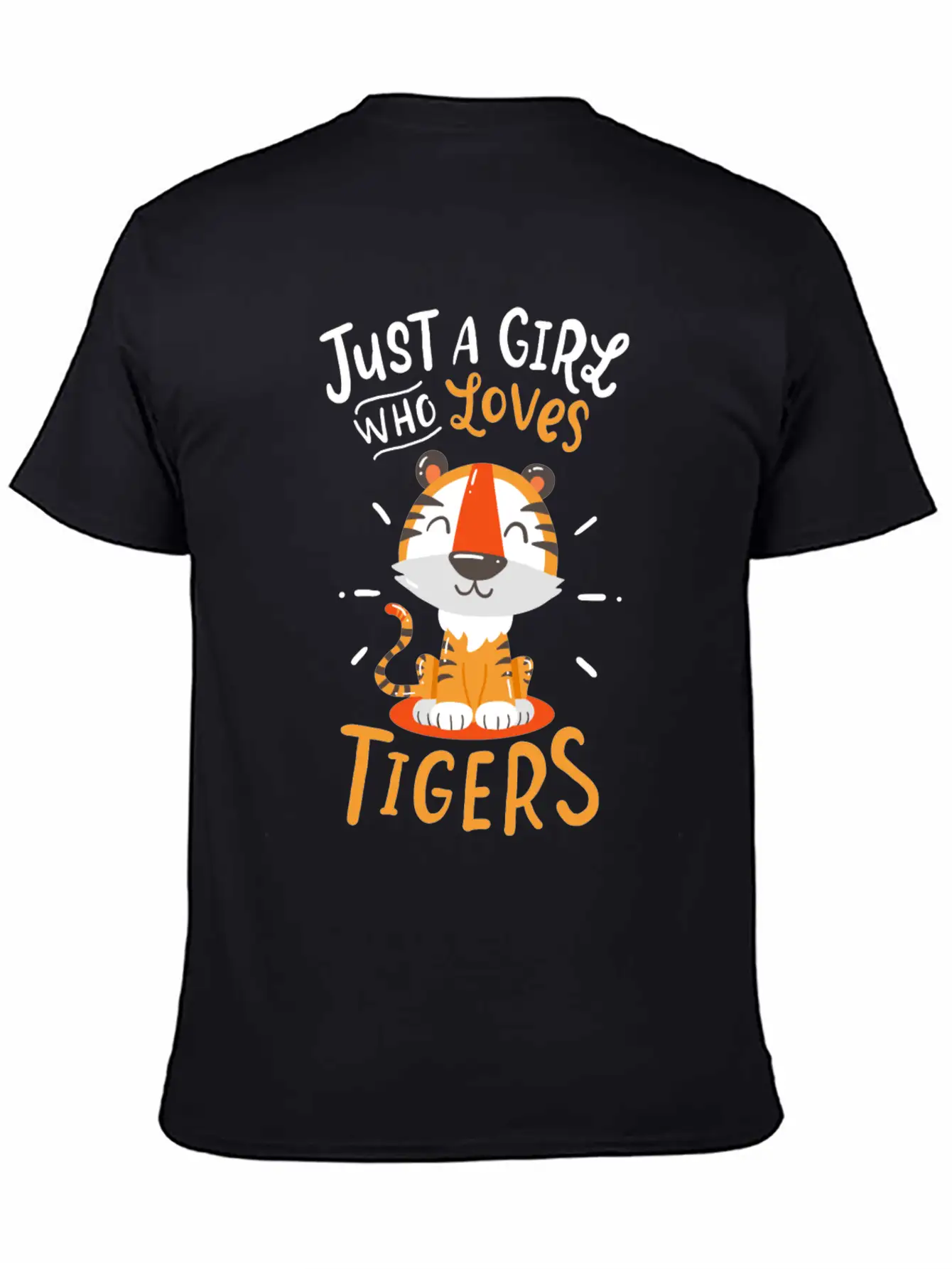 Tiger Classic Fit Graphic Tee For Daily Comfort – Unisex Cotton Shirt