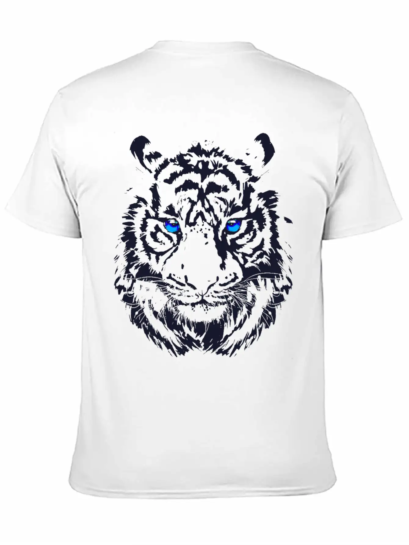 Tiger Head - Tiger Artwork - Wildlife Big Cats Modern Fit Casual T-Shirt – Clean And Versatile Design