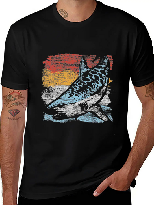 Tiger Shark Unisex Casual T-Shirt – Clean Design For Daily Comfort