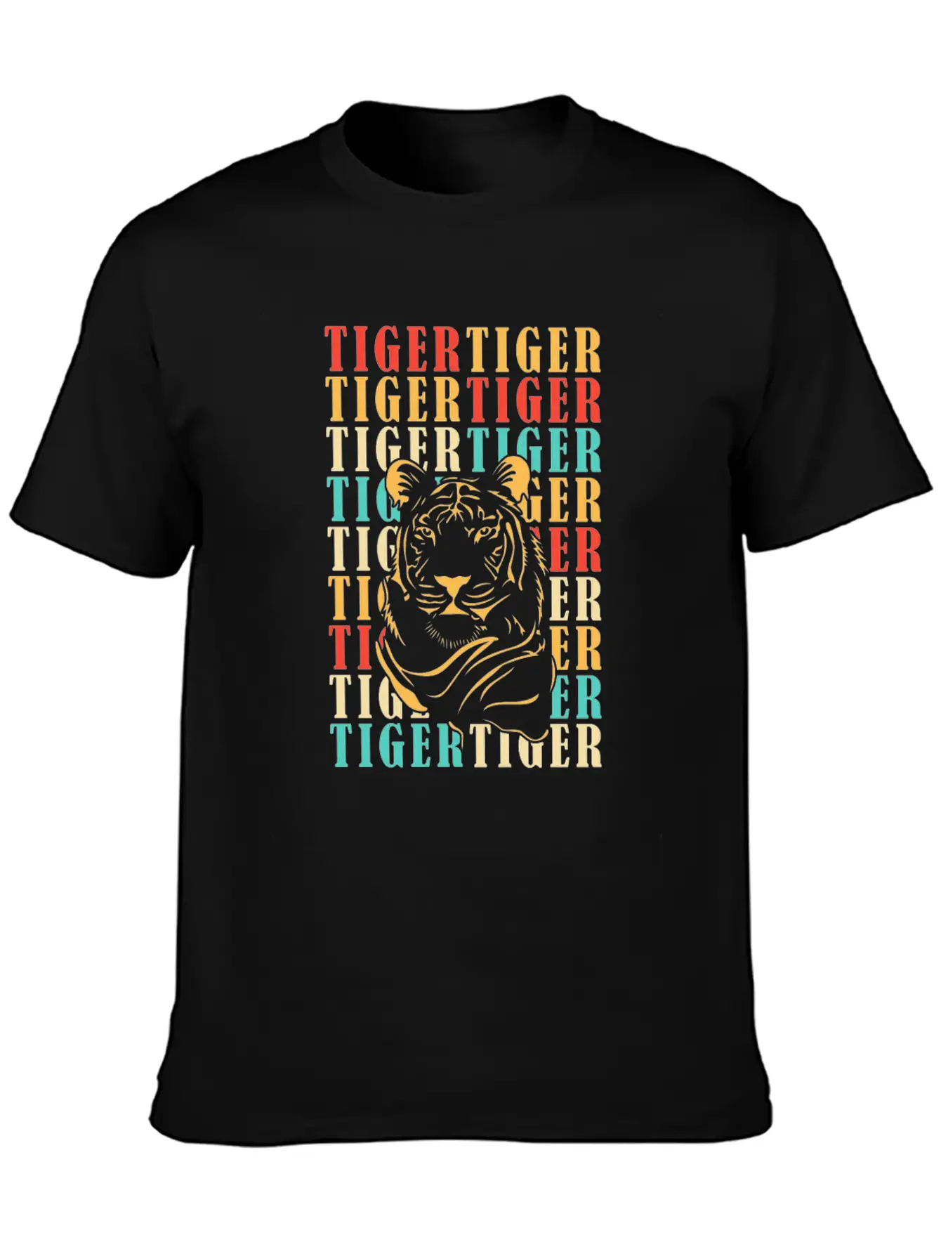 Tiger Stylish Everyday T-Shirt – Unisex Basic Cotton Tee