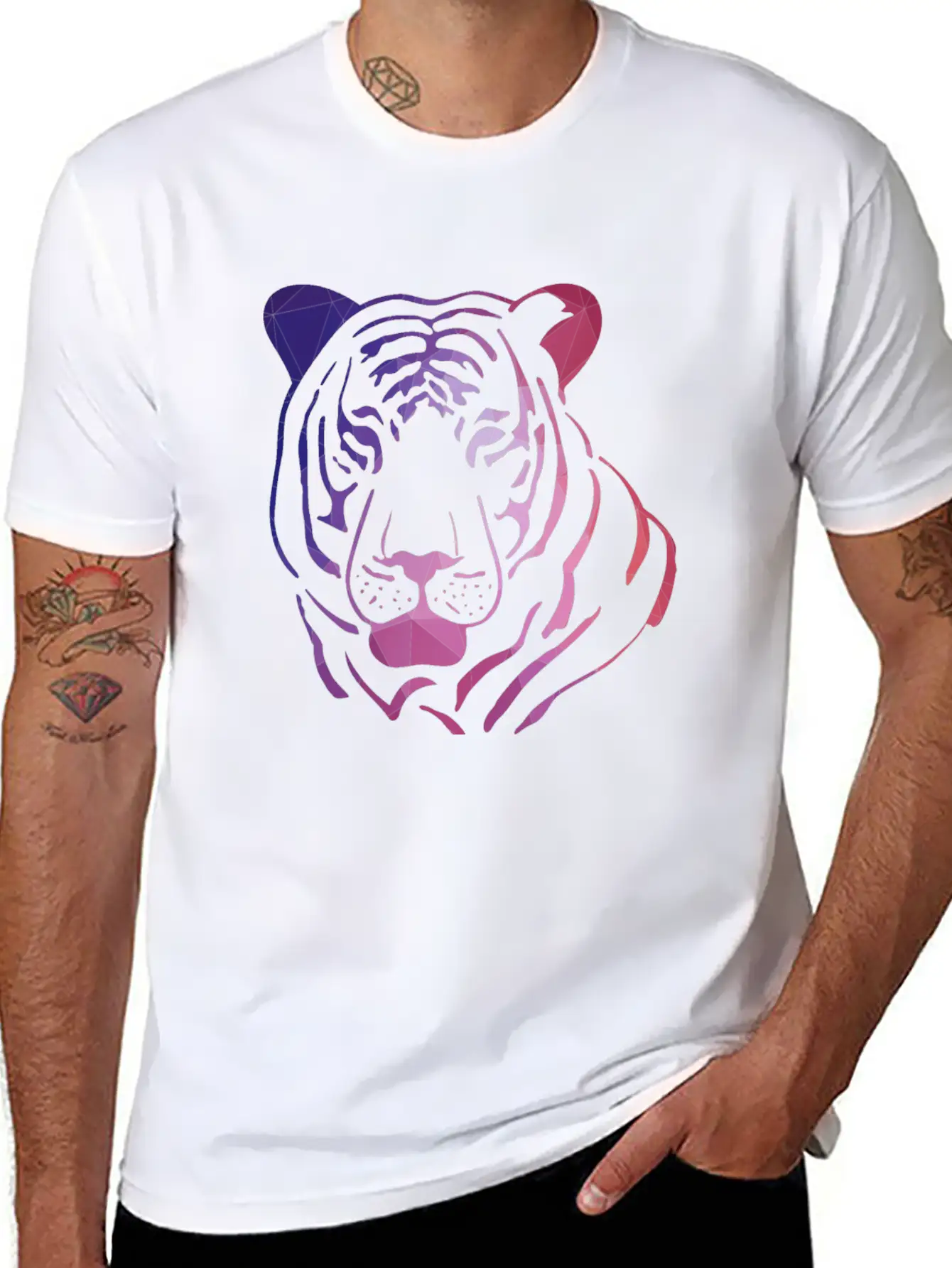 Tiger Unisex Casual T-Shirt – Clean Design For Daily Comfort