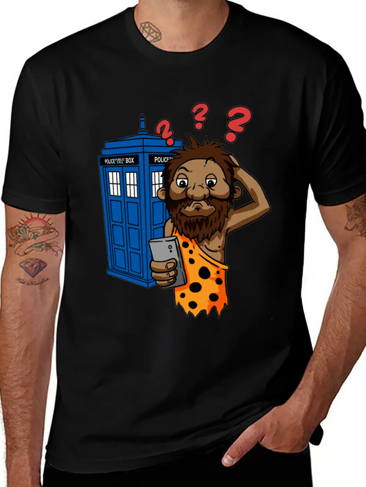 Time Travel Dr.W Traveling To Future Trip Gift Stylish Everyday T-Shirt – Unisex Basic Cotton Tee