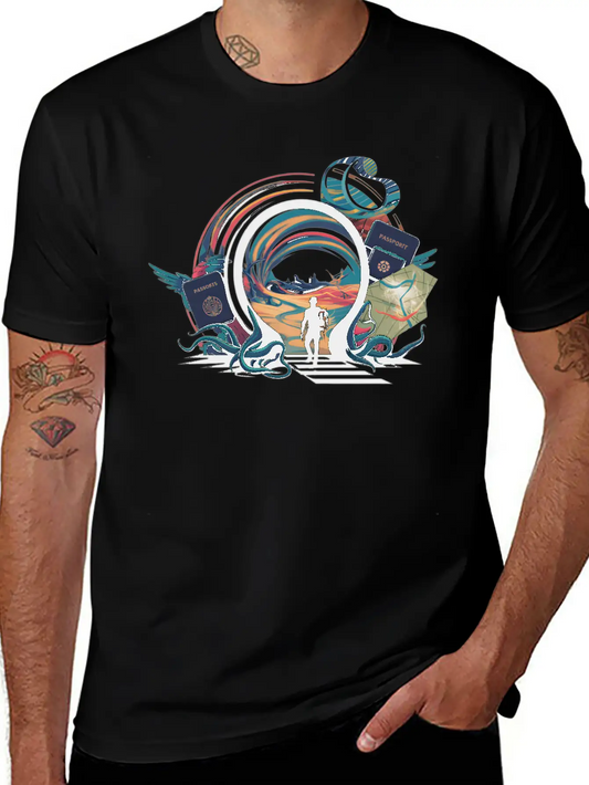 Time Traveler Tours Relaxed Everyday Tee – Lightweight And Durable Cotton